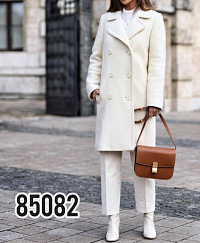 85082 Пальто женское КРЕМ Дубай, кг